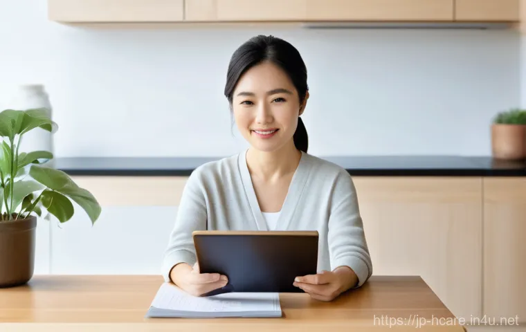 건강관리사와 관련된 기술 트렌드 - **Prompt:** "A dynamic and active young adult (male or female, East Asian appearance) in a modern, m...